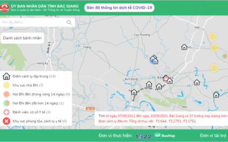 CovidMaps ứng dụng theo dõi Covid-19 bằng bản đồ